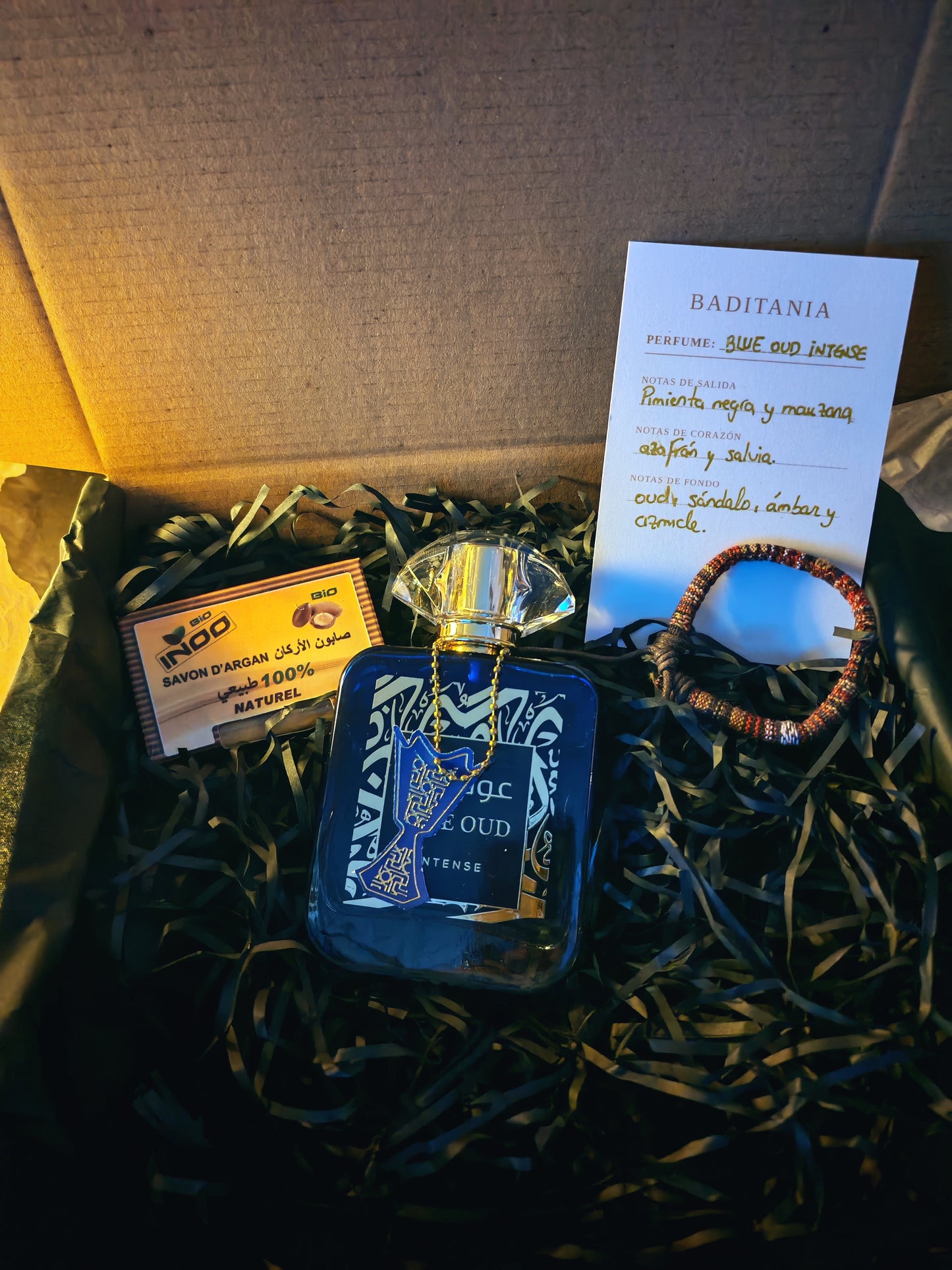 Cofre Regalo Premium "Noche en el Desierto" | Inspiración Blue Oud Intense